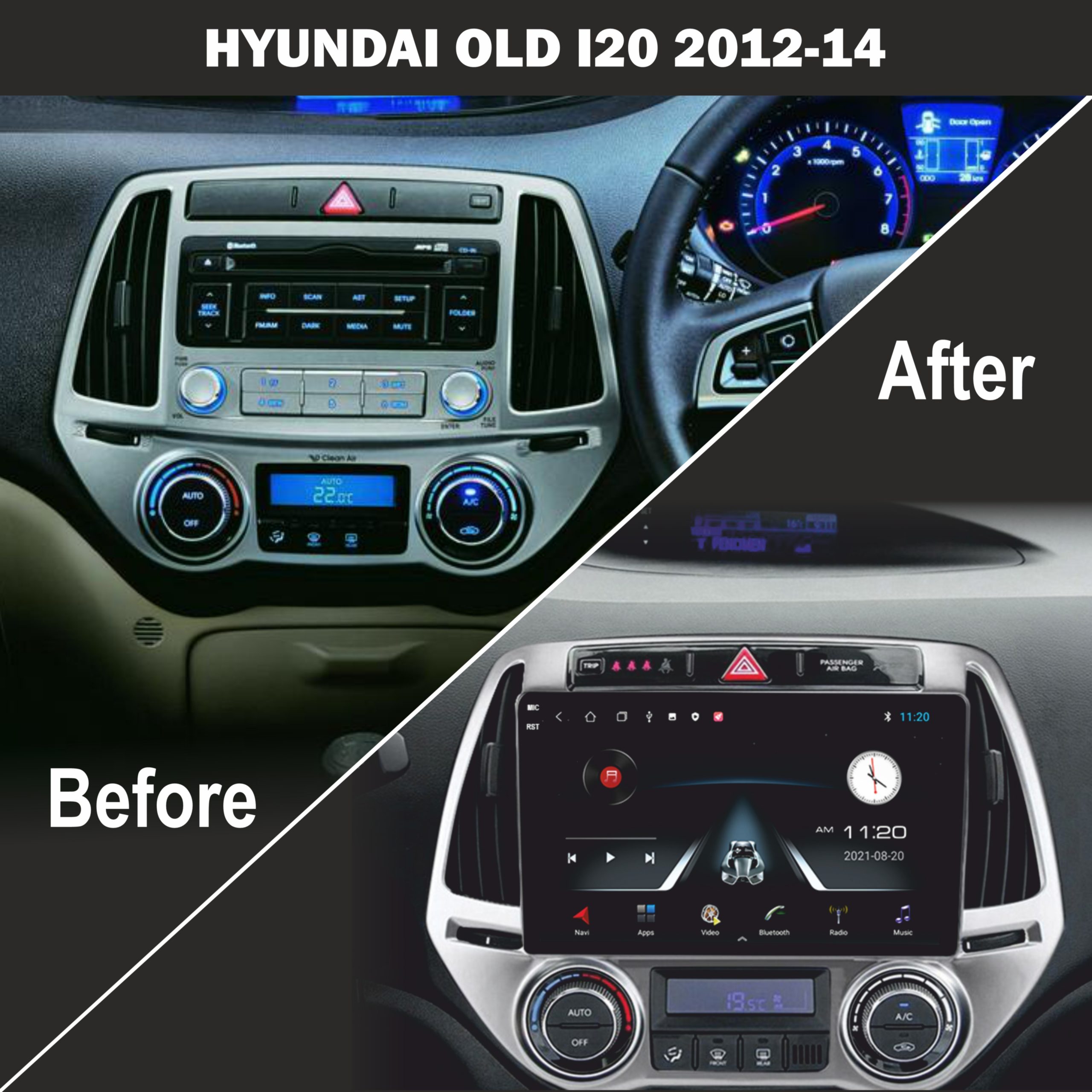 Hyundai Old I Touch Screen Android Music System